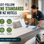 Must-follow hygiene standards for NZ hotels Professional Deep cleaning checklist for hotel lobbies and corridors - July 2026