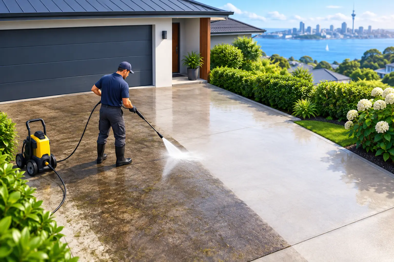Driveway Pressure Washing Auckland Done Right